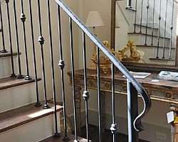 Corrimão de ferro para escada externa