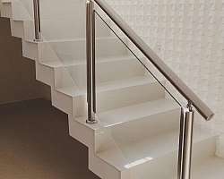 Corrimão de inox para escada Corrimão de inox para escada