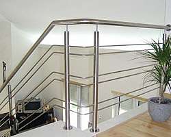 Corrimão de inox para escada Corrimão de inox para escada