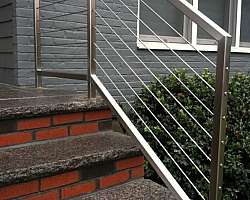 Corrimão de inox para escada Corrimão de inox para escada
