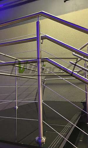 Corrimão de aço inox Corrimão de aço inox