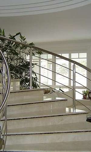 Corrimão de alumínio para escada em sp