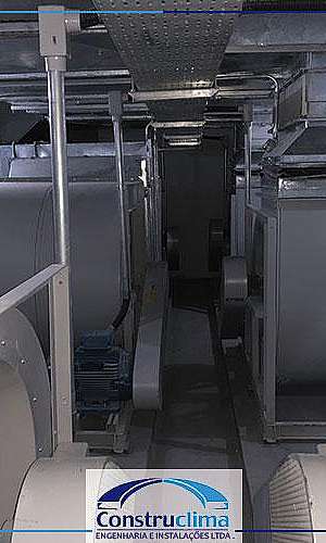 Instalação pressurização de escadas Instalação pressurização de escadas